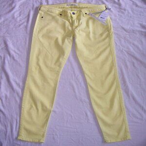 RICH & SKINNY Bright Lemon Legacy Stretch Low Rise Skinny Denim Jeans 29